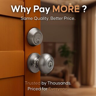 Foto 6 | Foto 6 | Perilla De Puerta Con Llave Igualada Y Cerrojo Combinado Copper Creek - Venta Internacional.