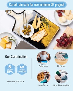 Foto 3 | Foto 3 | Kit De Resina Epoxi Nicpro 7.6l Transparente Cristal Apta Para Alimentos - Venta Internacional.