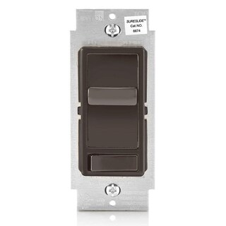 Foto 1 | Foto 1 | Interruptor De Intensidad Leviton Sureslide 6674-p0b Para Bombillas Led - Venta Internacional.