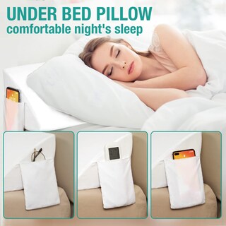 Foto 4 | Foto 4 | Almohada En Cuña Vekkia Para Cama Individual Con Cabecera Con Bolsillos Y Funda - Venta Internacional.