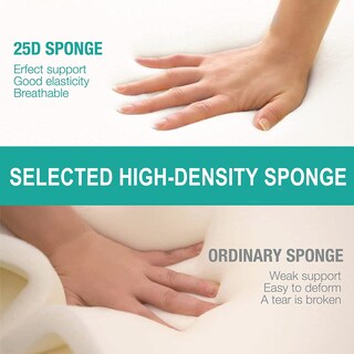 Foto 5 | Foto 5 | Almohada En Cuña Vekkia Para Cama Individual Con Cabecera Con Bolsillos Y Funda - Venta Internacional.