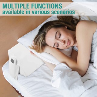 Foto 7 | Foto 7 | Almohada En Cuña Vekkia Para Cama Individual Con Cabecera Con Bolsillos Y Funda - Venta Internacional.