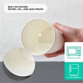 Foto 4 | Foto 4 | Recipientes Para Sopa Jolly Party Papel De 16 Onzas Con Tapas 50 Unidades Color Blanco - Venta Internacional.