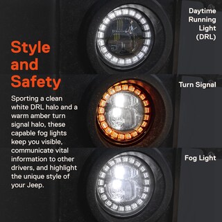 Foto 6 | Foto 6 | Faros Y Luces Antiniebla True Mods 18-20 Cm Para Jeep Wrangler - Venta Internacional.