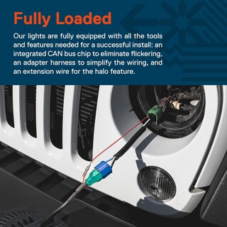 Foto 7 | Foto 7 | Faros Y Luces Antiniebla True Mods 18-20 Cm Para Jeep Wrangler - Venta Internacional.