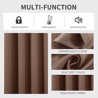 Foto 4 | Foto 4 | Cortinas Blackout Joydeco Térmicas Aislantes 240 Cm 2 Paneles - Venta Internacional.