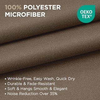 Foto 2 | Foto 2 | Cortinas Opacas Joydeco Térmicas Aislantes 183 Cm 2 Paneles - Venta Internacional.