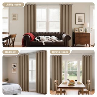 Foto 6 | Foto 6 | Cortinas Opacas Joydeco Térmicas Aislantes 183 Cm 2 Paneles - Venta Internacional.