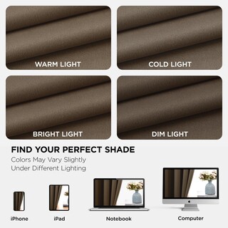 Foto 7 | Foto 7 | Cortinas Opacas Joydeco Térmicas Aislantes 183 Cm 2 Paneles - Venta Internacional.