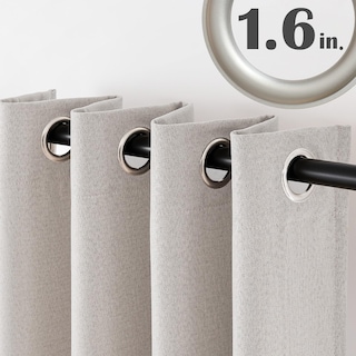 Foto 4 | Foto 4 | Cortina Jinchan Textura De Lino 160x160 Cm Blanco Piedra 1 Panel - Venta Internacional.