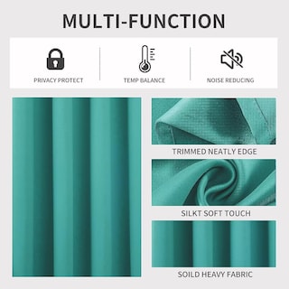 Foto 4 | Foto 4 | Cortinas Opacas Joydeco Térmicas Aislantes 214x213 Cm 2 Paneles - Venta Internacional.