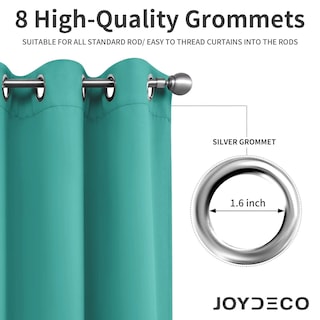 Foto 5 | Foto 5 | Cortinas Opacas Joydeco Térmicas Aislantes 214x213 Cm 2 Paneles - Venta Internacional.