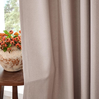 Foto 3 | Foto 3 | Cortina Jinchan Textura De Lino Para Oscurecimiento De Habitaciones 240x245 Cm Taupe - Venta Internacional.