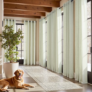 Foto 4 | Foto 4 | Cortinas Jinchan Mezcla De Lino Verde/beige 2 Paneles 244x127 Cm - Venta Internacional.