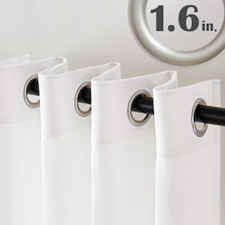 Foto 4 | Foto 4 | Cortina Jinchan Texturizada De Lino De 244 Cm De Largo Para Sala De Estar - Venta Internacional.