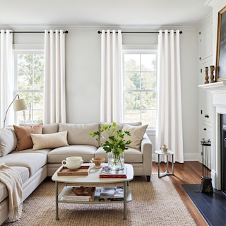 Foto 6 | Foto 6 | Cortina Jinchan Texturizada De Lino De 244 Cm De Largo Para Sala De Estar - Venta Internacional.