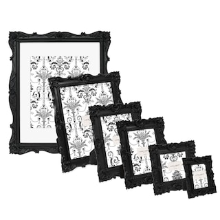 Foto 4 | Foto 4 | Marco De Fotos Laura Ashley Negro Ornamentado 28x35 Cm Resina - Venta Internacional.