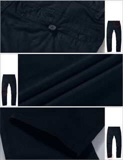 Foto 5 | Foto 5 | Pantalones Ajustados Para Hombre Ajuste Slim Tapered Elásticos Casual Azul - Venta Internacional.