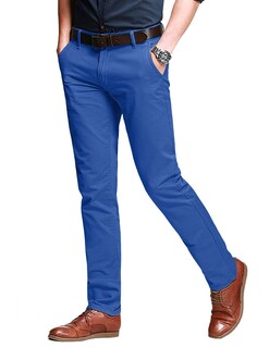 Foto 1 | Foto 1 | Pantalones Casual Para Hombre Ajustados Y Cónicos Con Tela Elástica 8050 Indigo - Venta Internacional.