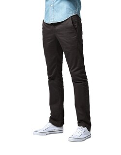 Foto 1 | Foto 1 | Pantalones Casual De Corte Recto Y Ajustado Para Hombre En Gris Oscuro - Venta Internacional.