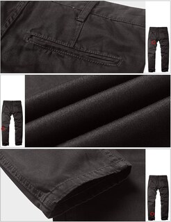 Foto 5 | Foto 5 | Pantalones Casual De Corte Recto Y Ajustado Para Hombre En Gris Oscuro - Venta Internacional.