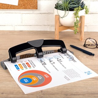 Foto 2 | Foto 2 | Perforadora Swingline Smarttouch Para 3 Agujeros Con Capacidad Para 12 Hojas - Venta Internacional.