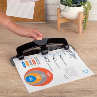 Foto 3 | Foto 3 | Perforadora Swingline Smarttouch Para 3 Agujeros Con Capacidad Para 12 Hojas - Venta Internacional.