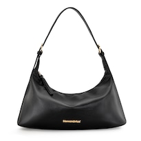 Bolso Bandolera Montana West Trendy De Cuero Vegano Negro - Venta Internacional.