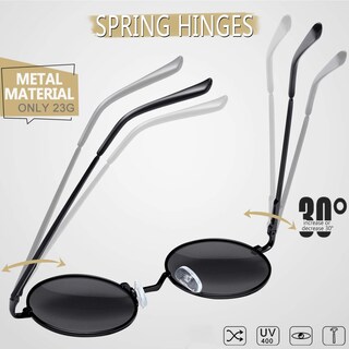 Foto 4 | Foto 4 | Gafas De Sol Joopin Redondas Polarizadas Uv400 Para Hombres Y Mujeres Paquete De 2 - Venta Internacional.