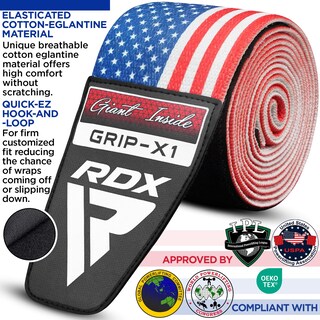 Foto 2 | Foto 2 | Manguitos Para Rodilla Rdx Para Levantamiento De Pesas Press De Piernas Y Gimnasio - Venta Internacional.