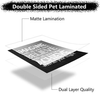 Foto 2 | Foto 2 | Póster De Pared Con Frase Positiva Inspiradora De Outus 10 Unidades Con Pegamento - Venta Internacional.