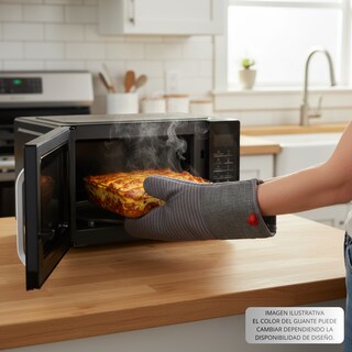 Foto 4 | Foto 4 | Combo Microondas Panasonic Nn-st34qbrph De 25 Litros (0.9ft³ / 900w ) Color Negro + Guante De Cocina.