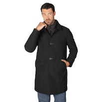 Gabardina Elegante Para Hombre Greenlander Negro