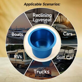 Foto 7 | Foto 7 | Portavasos Gse Juegos & Deportes Expert Jumbo De Aluminio Azul Paquete De 10 - Venta Internacional.