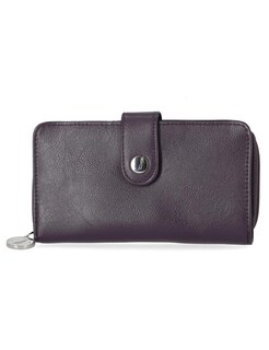 Foto 1 | Foto 1 | Cartera Nautica Be Shore Con Cremallera Cuero Vegano Rfid Ciruela - Venta Internacional.