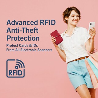 Foto 5 | Foto 5 | Cartera Nautica Be Shore Con Cremallera Cuero Vegano Rfid Ciruela - Venta Internacional.