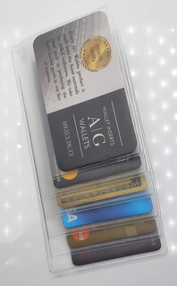 Foto 2 | Foto 2 | Set De Insertos Para Cartera Ag De Vinilo Transparente Unisex Paquete De 2 - Venta Internacional.