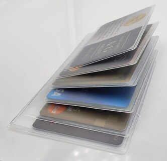 Foto 3 | Foto 3 | Set De Insertos Para Cartera Ag De Vinilo Transparente Unisex Paquete De 2 - Venta Internacional.