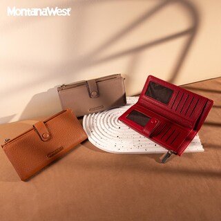 Foto 6 | Foto 6 | Billetera Montana West Long Plegable Con Bloqueo Rfid Para Mujer - Venta Internacional.
