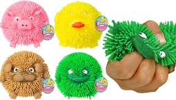 Pelotas Antiestrés Puffy Pets Aromatizadas A Chicle X4 - Venta Internacional.