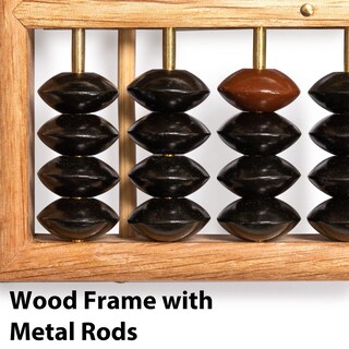 Foto 3 | Foto 3 | Ábaco Soroban De Madera Estilo Vintage Yellow Mountain De 35 3 Cm - Venta Internacional.