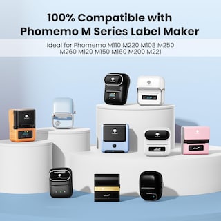 Foto 5 | Foto 5 | Rollos De Etiquetas Phomemo Transparentes 40x60mm Para M220 M110 M108 - Venta Internacional.