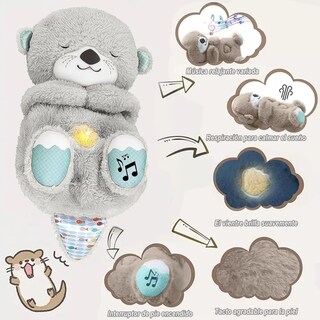Foto 2 | Foto 2 | Nutria Peluche Respirante Hora De Dormir Modelo Gris