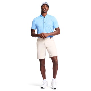 Foto 2 | Foto 2 | Camisa Polo Izod Performance Golf Cuadrícula Para Hombre En Azul Riviera - Venta Internacional.