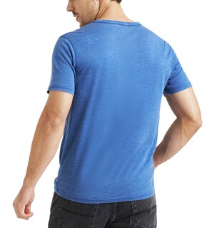 Foto 2 | Foto 2 | Remera Lucky Brand Venice Burnout Con Cuello En V Para Hombre Azul - Venta Internacional.