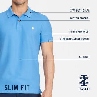 Foto 3 | Foto 3 | Camisa Polo Izod Advantage Performance Ajustada Para Hombre Rojo M - Venta Internacional.