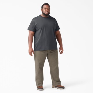 Foto 4 | Foto 4 | Camiseta Dickies De Algodón Pesado Con Cuello Redondo Y Bolsillo Carbón Talla Xl - Venta Internacional.