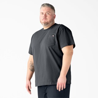 Foto 5 | Foto 5 | Camiseta Dickies De Algodón Pesado Con Cuello Redondo Y Bolsillo Carbón Talla Xl - Venta Internacional.