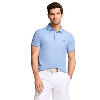 Camisa Polo Izod Advantage Performance Ajustada - Azul Cobalto Brillante - Venta Internacional.