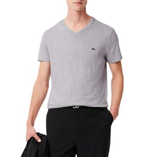 Foto 1 | Foto 1 | Camiseta Lacoste Para Hombre De Manga Corta Con Cuello En V De Algodón Pima - Venta Internacional.